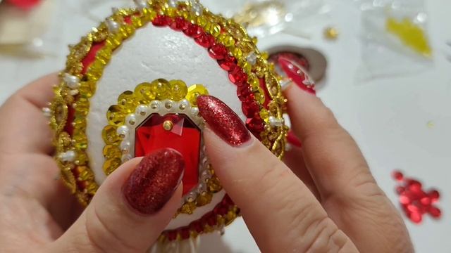 Сборка новогоднего шара на ёлку. смотреть онлайн