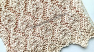 Рельефный узор с листиками ⭐️ Разбор узора от подписчицы ⭐️ Схема