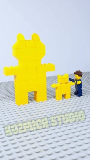 Лего фигурка повторяет за мной!