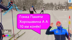 ГОНКА ПАМЯТИ Хорошавина А.А. #викторлыжник #лыжнаямедиалига #коньковыйход #лыжныйспорт #лыжныегонки