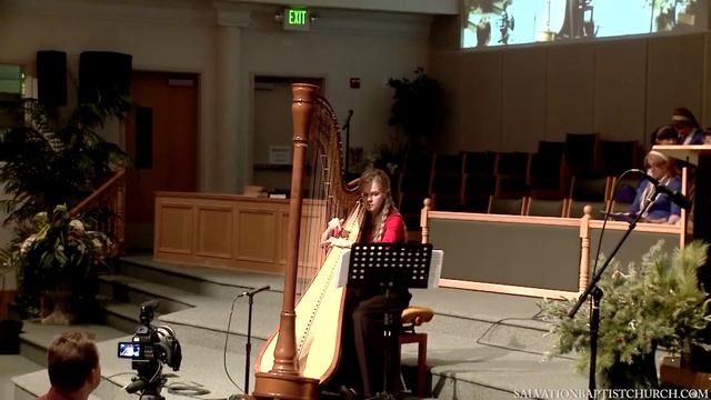 Знала ль ты Мария что твоё Дитя..- Музыка на арфе..