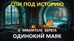 Спи под историю о хранителе берега. Ритм моря. Тихая жизнь вдали от людей. Одинокий маяк.