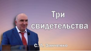 Три свидетельства. Зинченко С.Л.