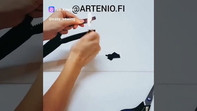 Способ укоротить пластиковую молнию смотреть онлайн