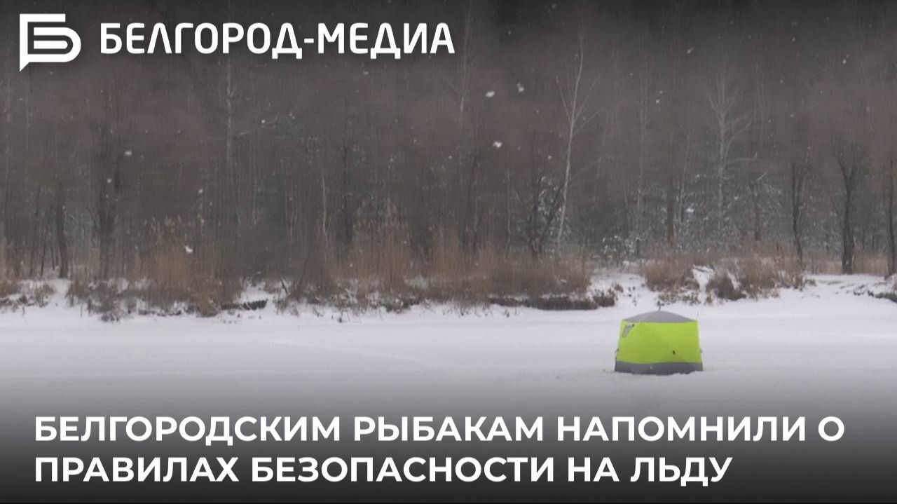 Белгородским рыбакам напомнили о правилах безопасности на льду смотреть онлайн