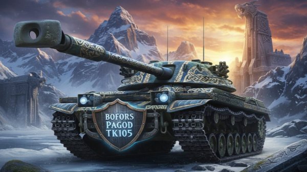 Bofors Pagod TK105 - Добренький как ёрш с бодуна))) #whinemachine #worldoftanks #миртанков