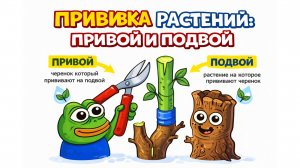 Прививка растений: привой и подвой