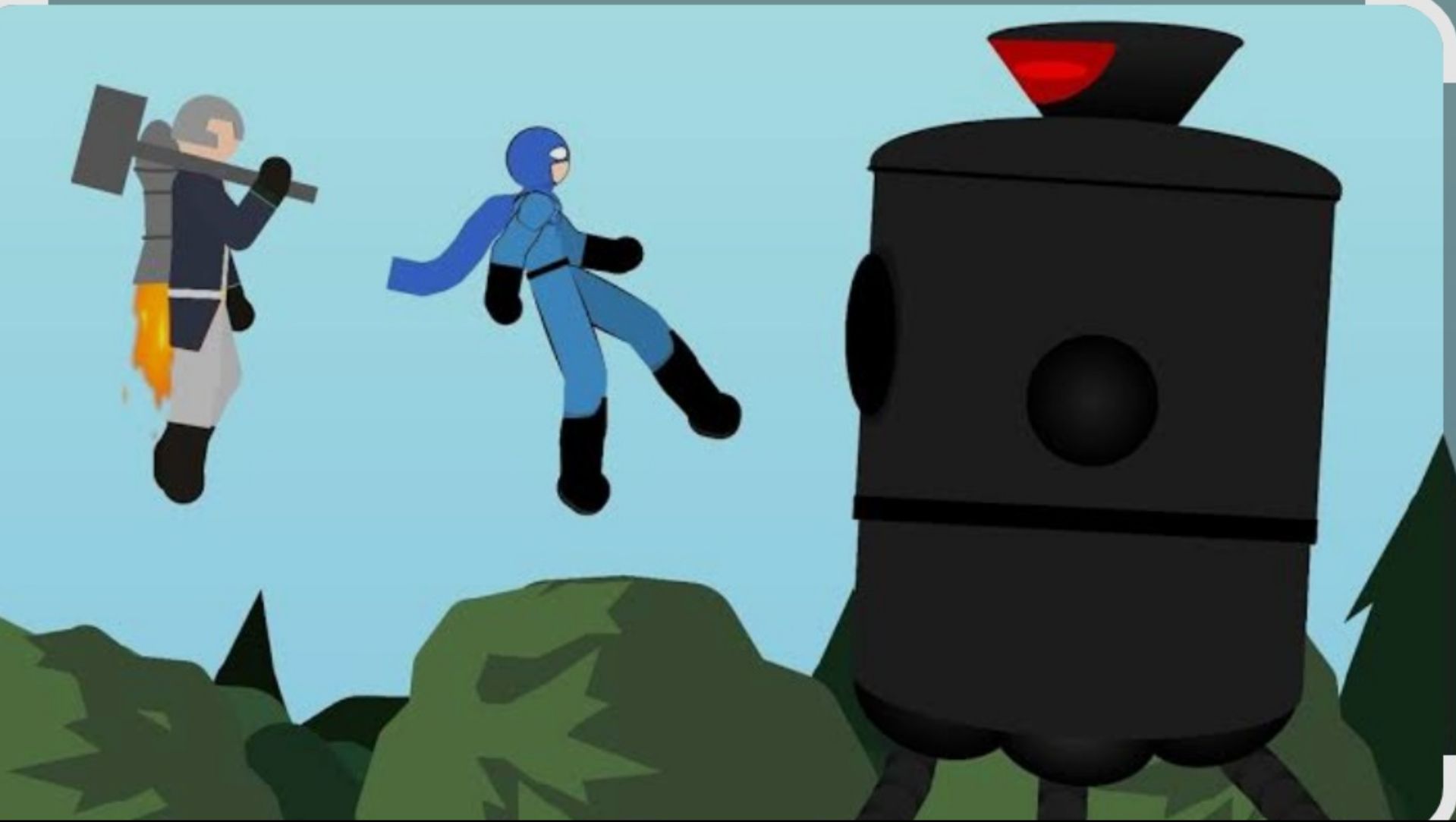 Омнидроид V.X 3 против Суперов (Суперсемейка) | Stick Nodes