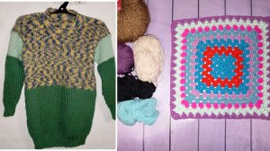 Довязала джемпер. Новые процессы января