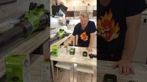 Время зарядки аккумуляторов Greenworks.