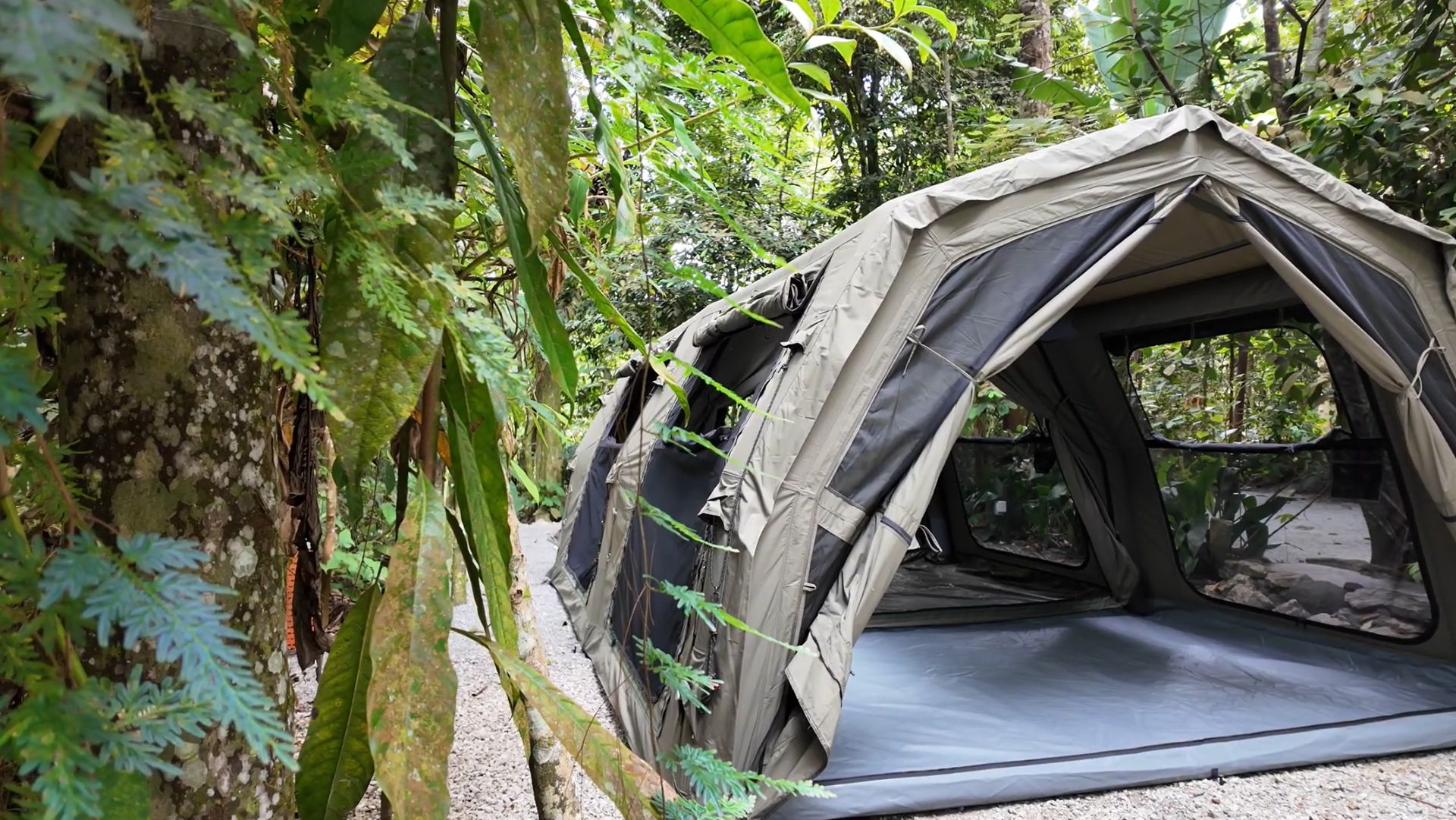 Роскошный кемпинг с новой надувной палаткой Coody Familia Pro