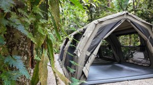 Роскошный кемпинг с новой надувной палаткой Coody Familia Pro