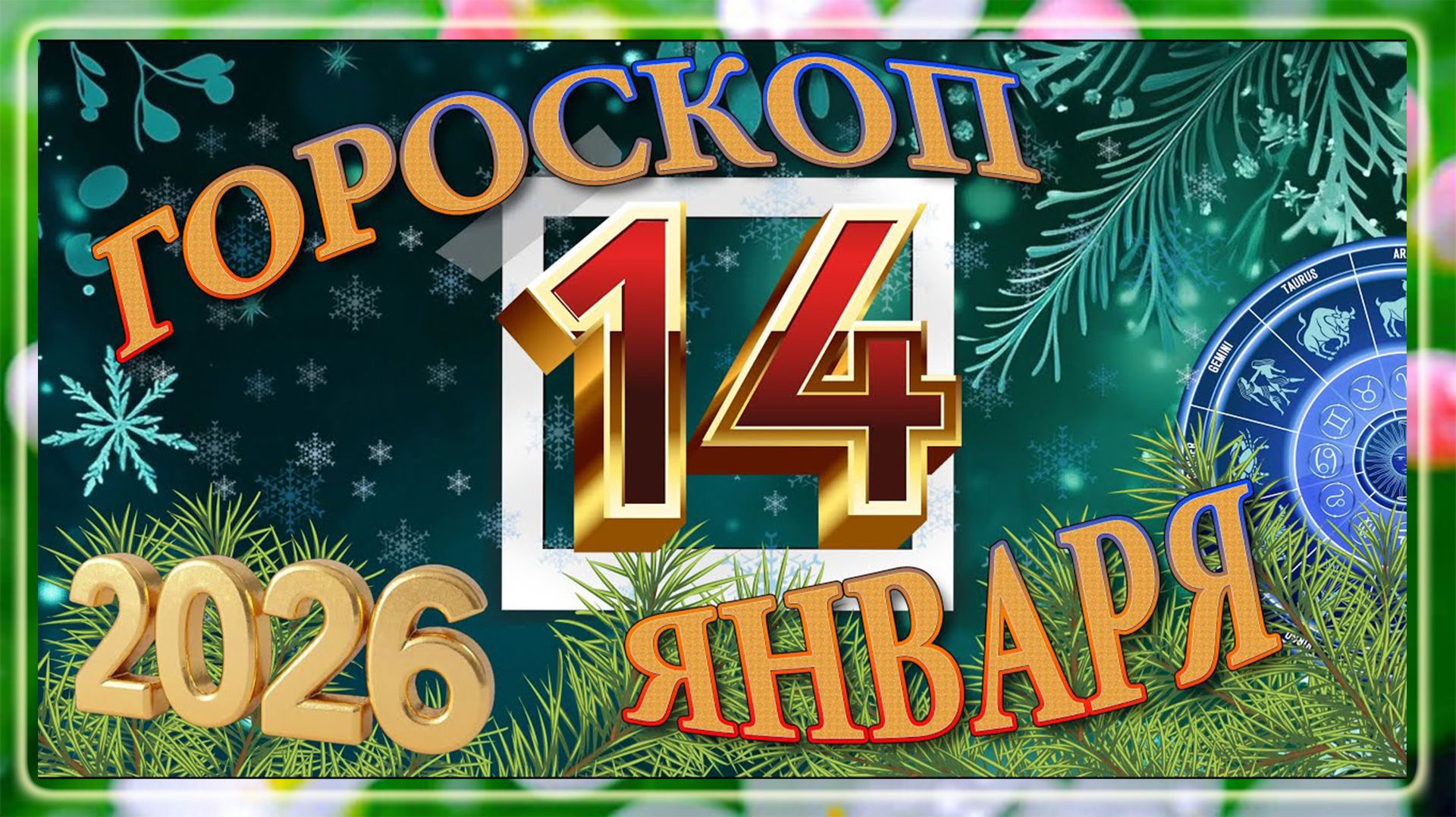 14 ЯНВАРЯ - ГОРОСКОП , 2026 года / гороскоп на завтра / гороскоп на сегодня смотреть онлайн
