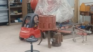 Раскручивание ротора сирены Decot Red Arrow Model 12 (10/15) с помощью лески.