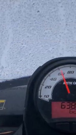 Максимальная скорость на буране с мотором от ваз 2109 по снегу.