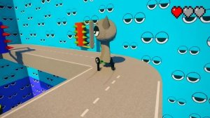 Большой и маленький СПРУНКИ ТАЧКИ против гигантского ПИНКИ СПРУНКИ с радужным порталом