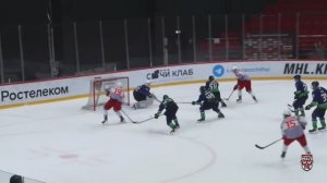 Гол Александра Плесовских МХК «Спартак» в матче с ХК «Капитан» 12.01.2026.