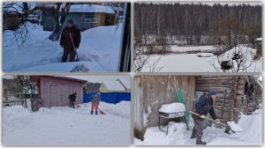 ЗАМЕЛО НАС СНЕГОМ, ЕСТЬ ВОЗМОЖНОСТЬ ПОРАБОТАТЬ НА СВЕЖЕМ ВОЗДУХЕ.