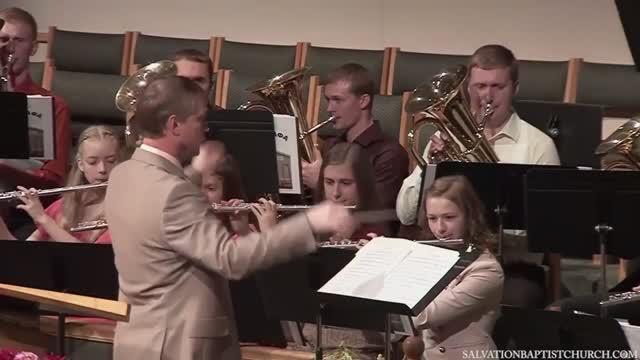 Музыка на жатву, дух.оркестр..