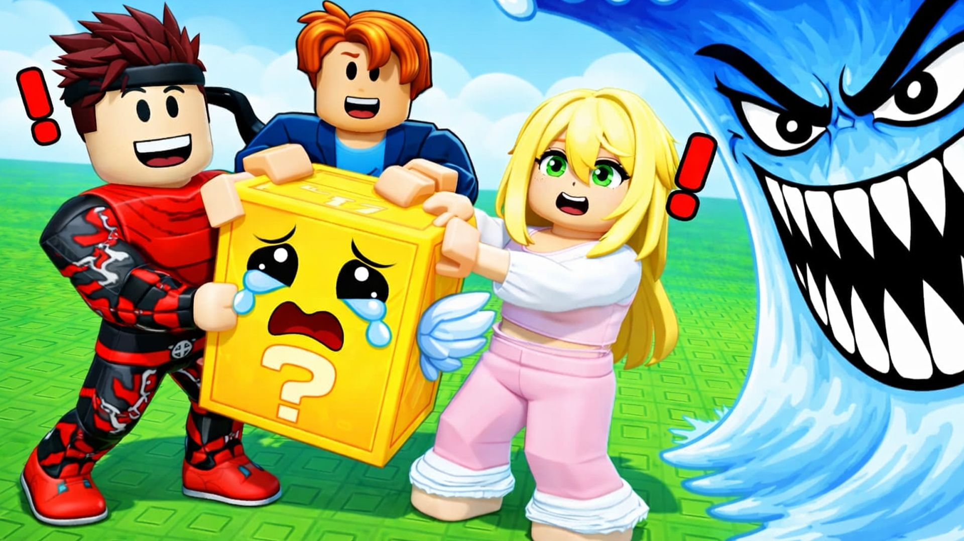 Брейнрот РАСПАКОВКА как в Brainrot Evolution НО в Tsunami Escape For Lucky Blocks Roblox | БлокиТоки