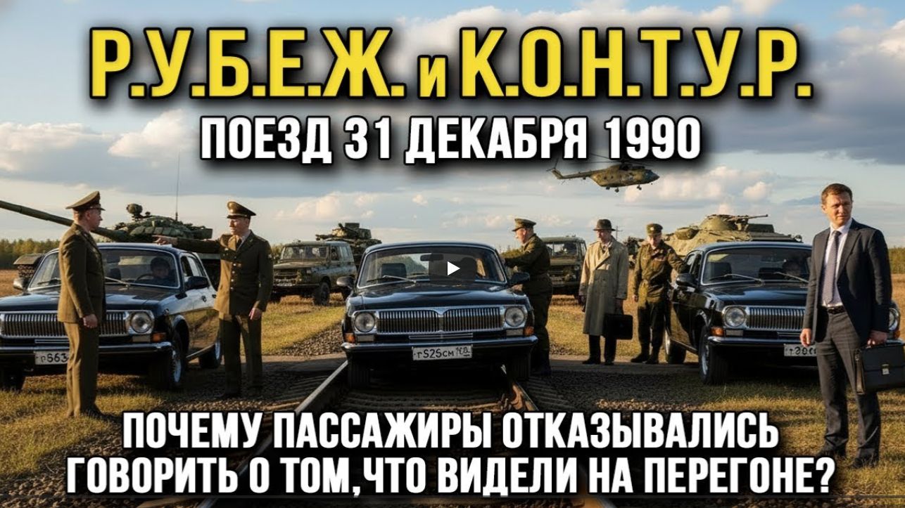 ИСЧЕЗНУВШИЙ ПОЕЗД 31 ДЕКАБРЯ 1990 - К.О.Н.Т.У.Р. и Р.У.Б.Е.Ж. смотреть онлайн