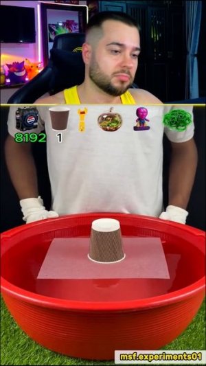 Сколько Салфеток Удержит ЭТО? Предметы VS Салфетки  #shorts #шортс #марти