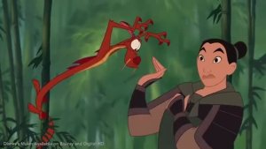 Мулан встречает Мушу отрывок из мультфильма Мулан 1998