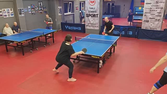 Звергздин А. (680) - Нельсон Д. (684) 08.01 настольный теннис Любительский турнир смотреть онлайн