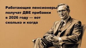 Индексация пенсий работающим пенсионерам в 2026 году