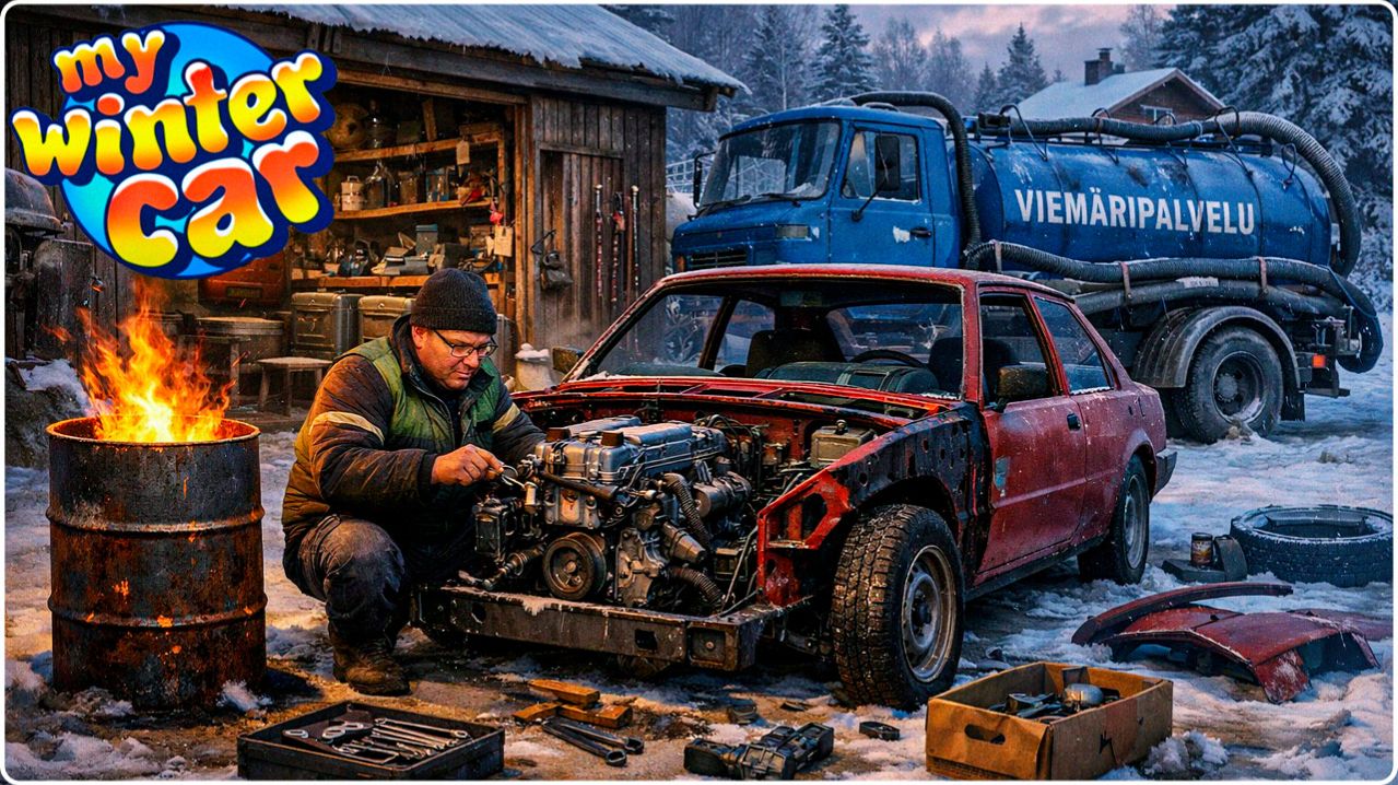 My Winter Car КОГДА УЖЕ СОБИРАТЬ Corris Rivett #6 смотреть онлайн