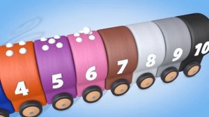 Цифры и Геометрические фигуры малышам — Веселая череп.mp4