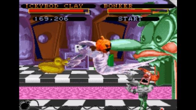 Super Nintendo (Snes) 16-bit Clay Fighter Battle №4 Ickybod Clay Vs Bonker смотреть онлайн