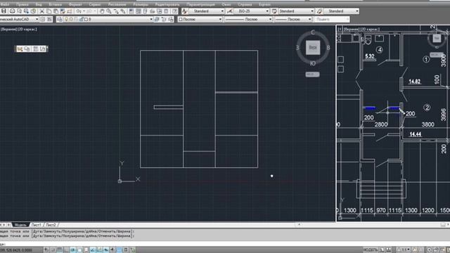 AutoCAD Как сделать стены