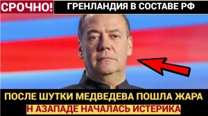 После Поста Медведева о Гренландии в Составе РФ На Западе Началась Паника!