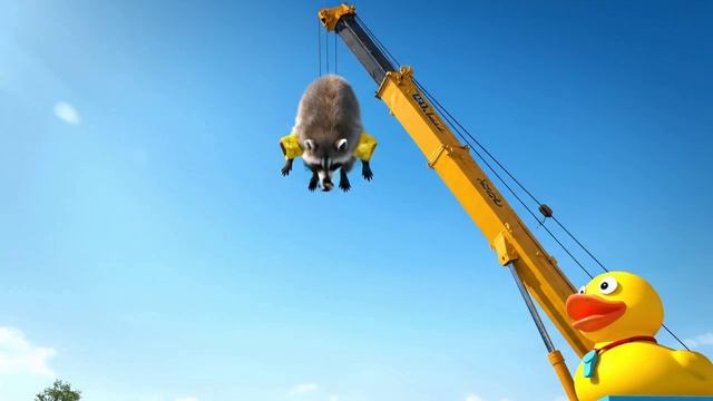 🦝 МУЛЬТ: ЕНОТИК ЗАНИМАЕТСЯ СПОРТОМ — фитнес по-енотски! 🏋️♂️😂