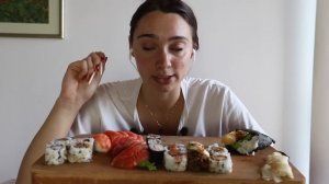 Mukbang ASMR|Подписывайтесь на канал🍣✨ 💜✨