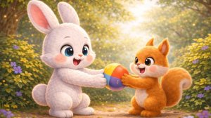 Зайчик учится делиться. Серия 6. Детский сериал