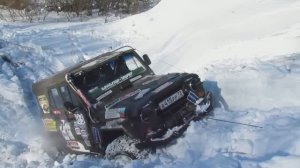 Гонки по снегам Трофи-рейд! УАЗ - бездорожье, полный привод