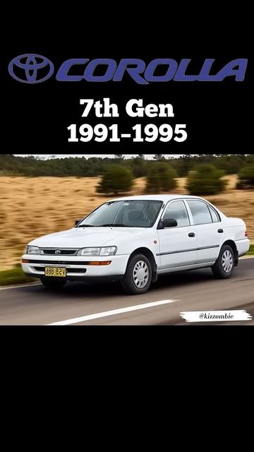 Toyota Corolla (1966-2025) История трансформации автомобиля смотреть онлайн