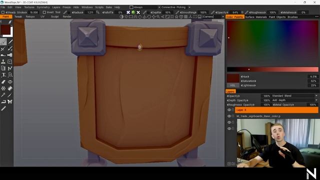 Texture 3D Like Riot Games -Handpaint Textures Tutorial - N-hance School (1080p, H264)