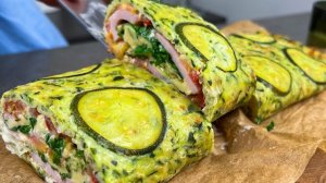 МОЯ СЕМЬЯ ОБОЖАЕТ ЭТОТ РУЛЕТ! Больше НЕ НАДО ЖАРИТЬ кабачки, лучше приготовить такую закуску!