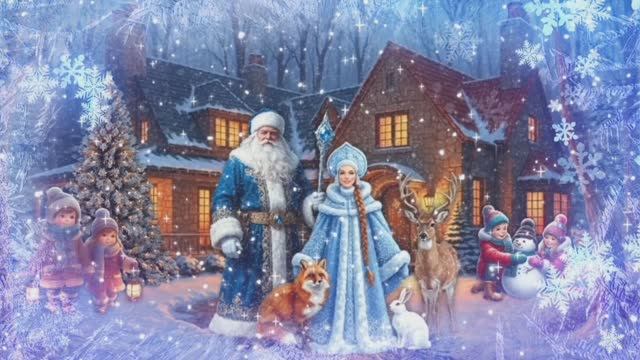 Старый Новый год. Поздравление со Старым Новым годом. Музыкальная открытка. Январь 2026 смотреть онлайн