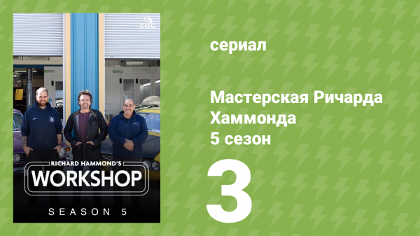 Мастерская Ричарда Хаммонда 5 сезон 3 серия (документальный сериал, 2025)