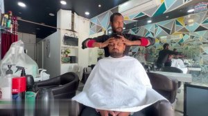 Массаж головы для глубокого сна ASMR . Оживленная индийская улица