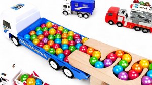 Мультики для детей про Яркие игрушечные горки и Разноцветные шарики. Мультики залипалки для малышей