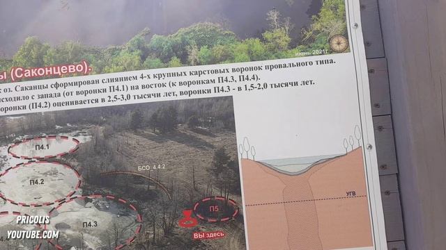 Посещение озера Саканцы спустя 6 лет после провала 6 мая 2023 года