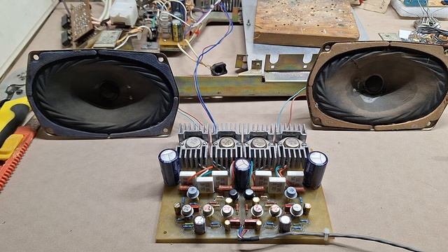 УНЧ на германиевых транзисторах по схеме А.И.Беслика(v.3.02)