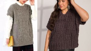 Безрукавка спицами: простая и стильная модель для новичков