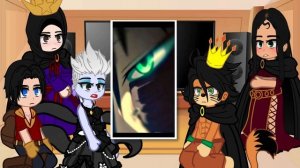 Реакция злодеев дисней на аниме злодеев.