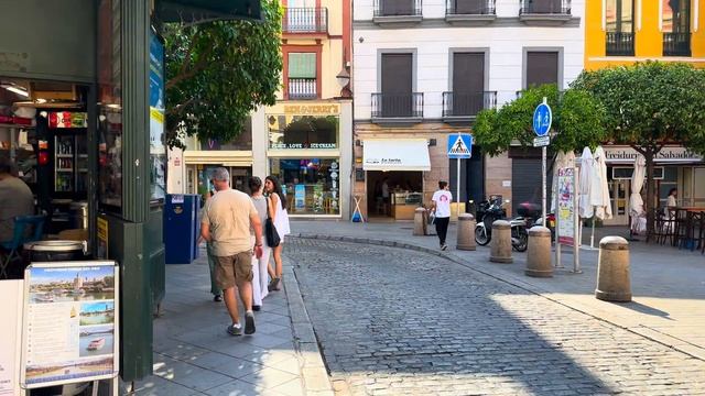 Севилья Испания палящее лето и раскалённые улицы города ☀️🔥 смотреть онлайн